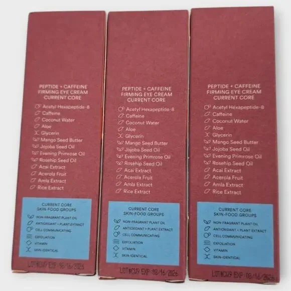 Current State Of Skin Firming Eye Cream 0.5 fl Peptide & Caffeine( 3 Pack) NIB - Picture 2 of 3
